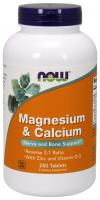 Анонс фото now calcium & magnesium (250 табл)