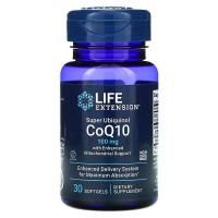 Анонс фото life extension super ubiquinol coq10 with enhanced mitochondrial support™ 50 mg (30 гел. капс)