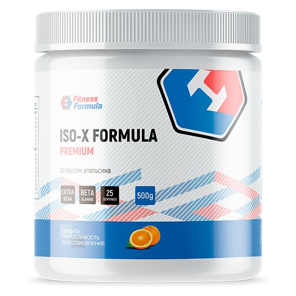 Анонс фото fitness formula iso-x (500 гр) апельсин
