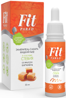 Анонс фото fitparad заменитель сахара жидкий (30 мл) флакон карамель