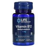 Анонс фото life extension vitamin b12 methylcobalamin 1 mg (60 вег. лед)