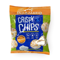 Анонс фото snaq fabriq crispy chips (50 гр) сметана и зелёный лук