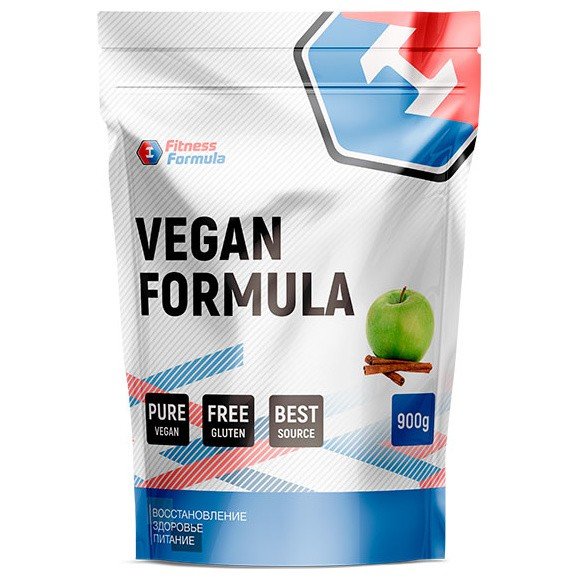 Анонс фото fitness formula vegan protein (900 гр) яблоко с корицей