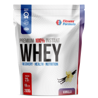Анонс фото fitness formula 100% whey protein premium (2000 гр) ваниль
