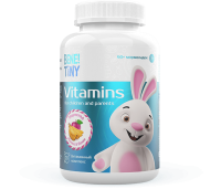 Анонс фото bene! tiny vitamins (60 паст) яблоко-банан