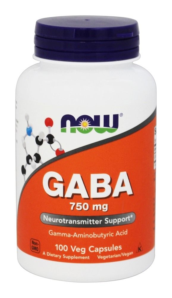 Анонс фото now gaba 750 mg (100 капс)