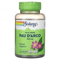 Анонс фото solaray pau d'arco 550 mg (100 вег. капс)