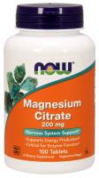 Анонс фото now magnesium citrate 200 mg (100 табл)
