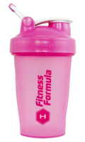 Анонс фото fitness formula шейкер с держателем (500 мл) розовый, с венчиком