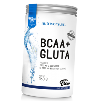 Анонс фото nutriversum flow bcaa + gluta (360 гр) зеленое яблоко