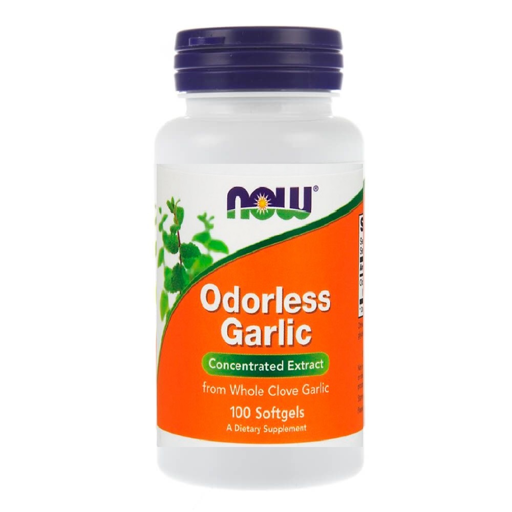 Анонс фото now odorless garlic (100 softgels)