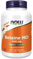 Анонс фото now betaine hcl 648 mg (120 капс)