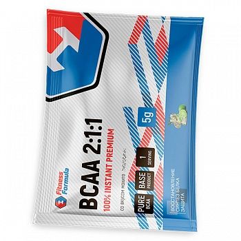 Анонс фото fitness formula bcaa (5 гр) (саше) яблоко