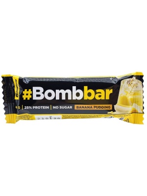 Детальное фото Bombbar Батончик в шоколаде (40 гр) Банановый пудинг