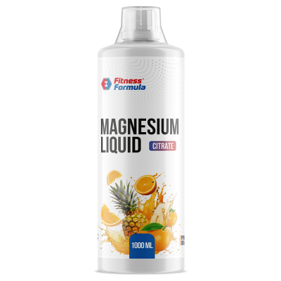 Детальное фото Fitness Formula Magnesium Citrate Liquid (1000 мл) Ананас - Апельсин