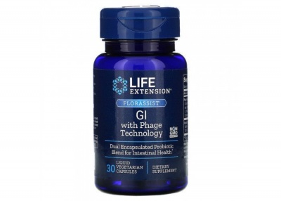 Детальное фото Life Extension FLORASSIST® GI with Phage Technology (30 жидк. вег. капс)