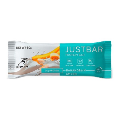 Детальное фото Just Fit JustBar (60 гр) Банановый смузи