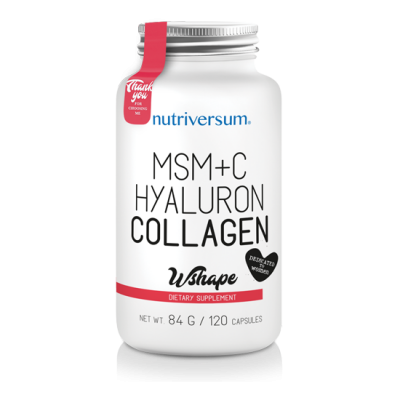 Nutriversum WSHAPE MSM+C Hyaluron Collagen kapszula | nu