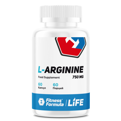 Детальное фото Fitness Formula L-Arginine 750 mg (60 капс)