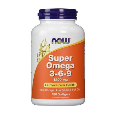 Детальное фото NOW Super Omega 3-6-9 1200 mg (180 гел. капс)