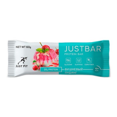 Детальное фото Just Fit JustBar (60 гр) Вишневый пудинг