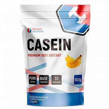 Анонс фото fitness formula casein premium (900 гр) банан