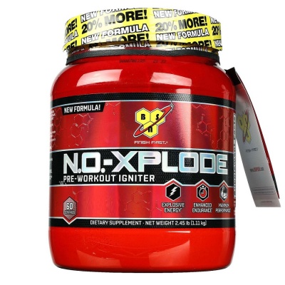 Детальное фото BSN N.O.-Xplode Pre-Workout Igniter (1,11 кг)  Малиновый лимонад