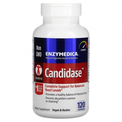 Детальное фото Enzymedica Candidase (120 капс)