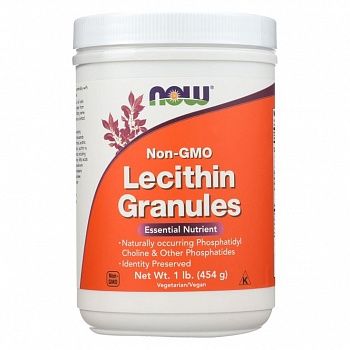 Анонс фото now lecithin granules (non-gmo) (454 гр)