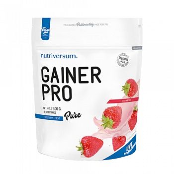 Анонс фото nutriversum pure gainer pro (2500 гр) ваниль