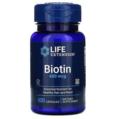 Детальное фото Life Extension Biotin 600 mcg (100 капс)