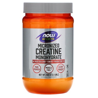 Детальное фото NOW Creatine Monohydrate Micronized (500 гр)