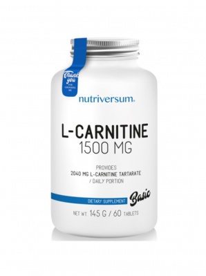 Детальное фото Nutriversum Basic L-Carnitine 1500 mg (60 табл)