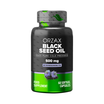 Детальное фото Orzax Black Seed Oil 500 mg (150 гел. капс)
