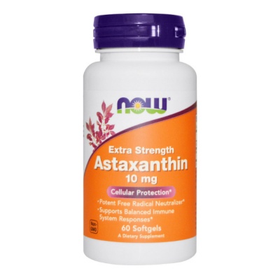Детальное фото NOW Astaxanthin Extra Strength 10 mg (60 гел. капс)