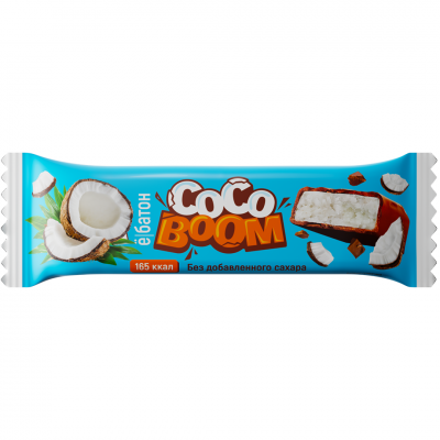Детальное фото Ё-батон Coco Boom Bar (40 гр) Кокос