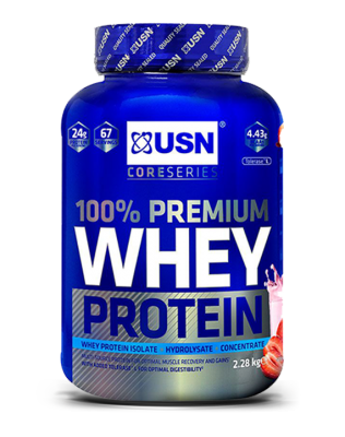 Детальное фото USN 100% Premium Whey Protein (2280 гр) Клубника