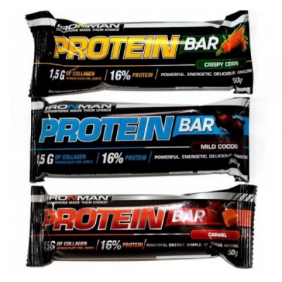 Детальное фото IRONMAN Protein Bar (50 гр) кокос