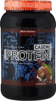 Анонс фото atech caseine protein 100% (924 гр) шоколад