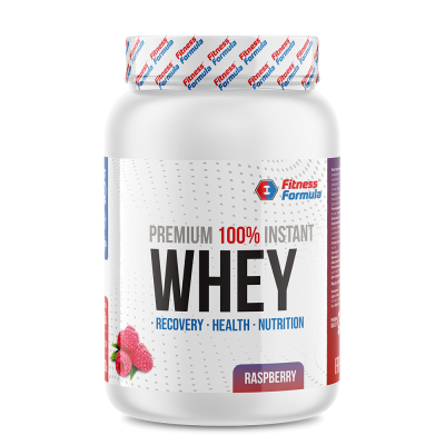 Детальное фото Fitness Formula Whey Protein Premium (900 гр) банка Малина