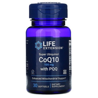 Детальное фото Life Extension Super Ubiquinol CoQ10 with PQQ 100 mg (30 гел. капс)