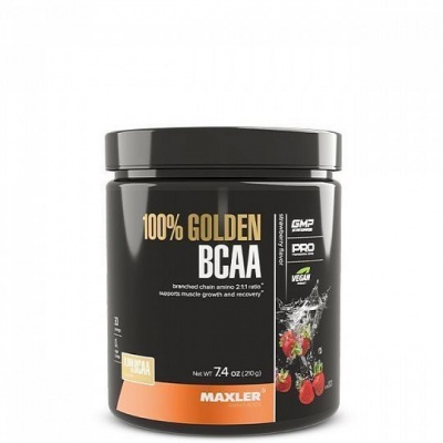 Детальное фото Maxler 100% Golden BCAA (210 гр) Клубника