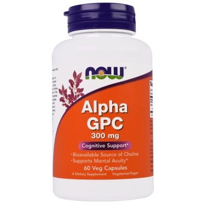 Детальное фото NOW Alpha GPC 300 mg (60 вег. капс)