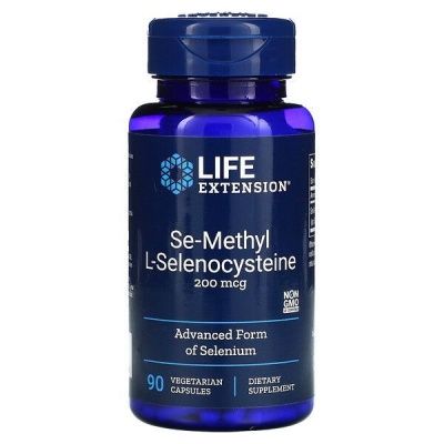Детальное фото Life Extension Se-Methyl L-Selenocysteine 200 mcg (90 вег. капс)