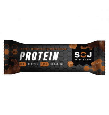 Детальное фото SOJ Protein SOJ Bar (50 гр) Соленая карамель