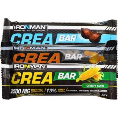 Детальное фото IRONMAN Crea Bar (50 гр) орех/тёмная глазурь