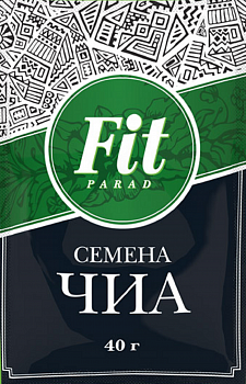 Анонс фото fitparad семена чиа (40 гр)