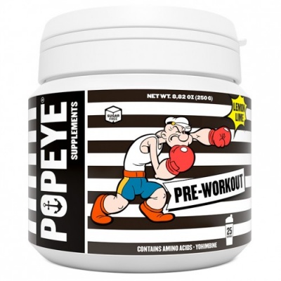 Детальное фото Popeye Pre-Workout (250 гр) Апельсин - маракуйя