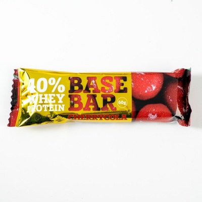 Детальное фото Base Bar 40% Whey Protein (60 гр) Вишня-кола