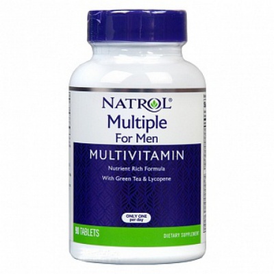 Детальное фото Natrol Multiple for Men Multivitamin (90 табл)